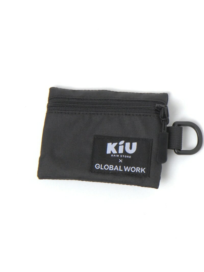 樂天商城 - KIU別注マルチポーチK283/一部店舗限定/661542 GLOBAL WORK グローバルワーク 財布・ポーチ・ケース ポーチ ブラック グレー[Rakuten Fashion]