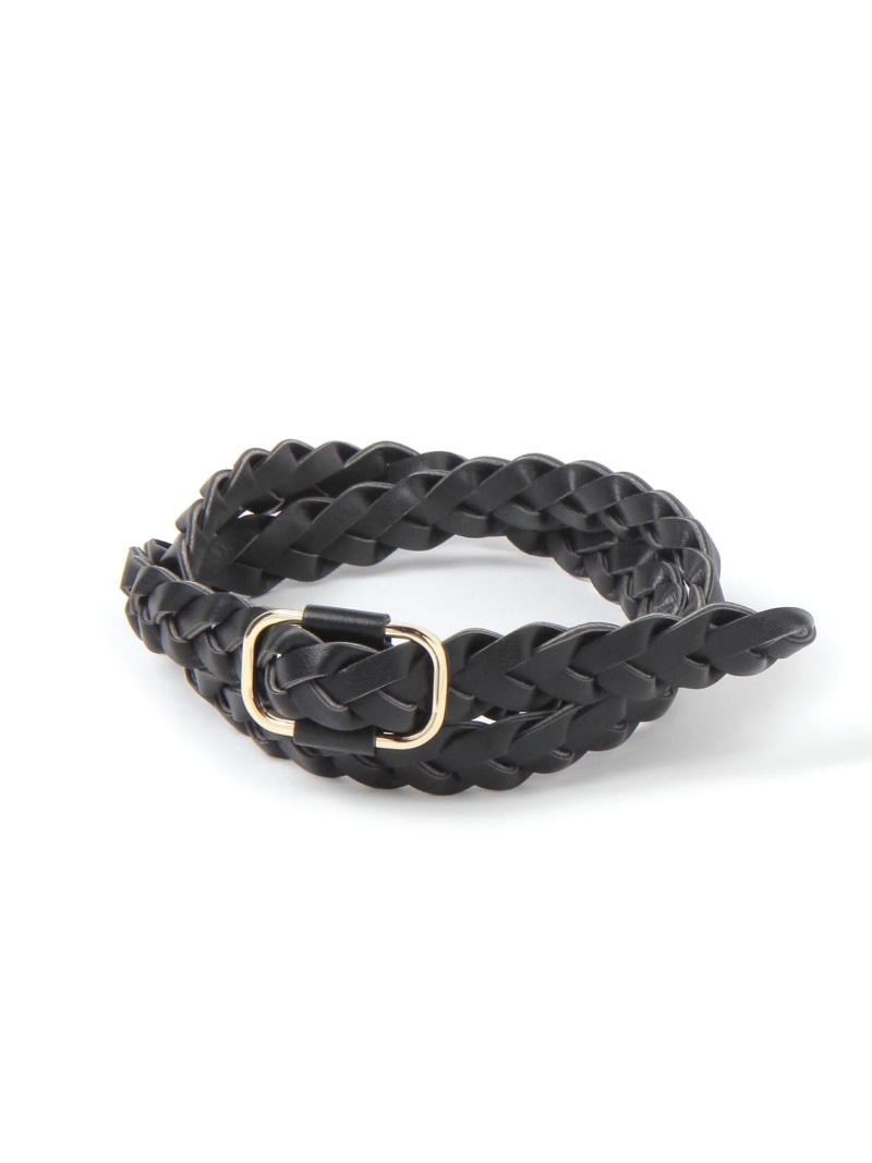PU太編みベルト/686272 GLOBAL WORK グローバルワーク ファッション雑貨 ベルト ゴールド ブラック[Rakuten Fashion] globalwork-10023679 GLOBAL WORK/グローバルワーク サンプル画像2