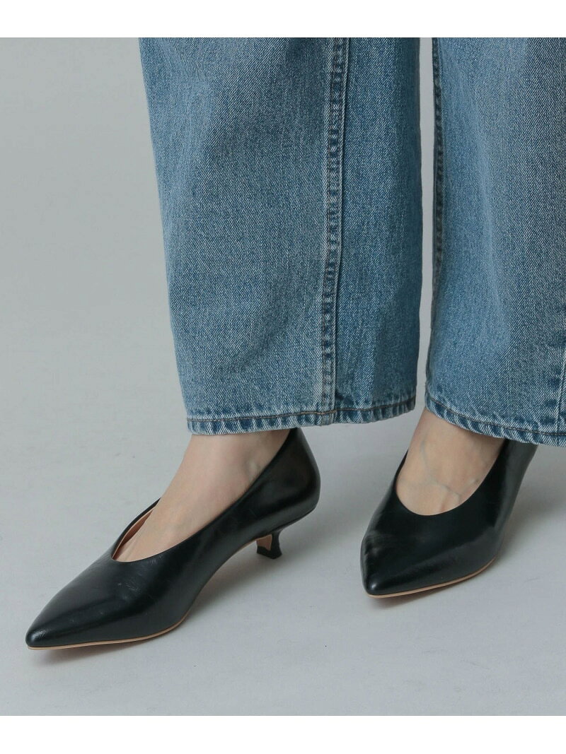 【SALE／68%OFF】MATINEE LINE/キトゥンヒールパンプス/321426 GLOBAL WORK グローバルワーク シューズ・靴 パンプス ブラック ベージュ【RBA_E】[Rakuten Fashion] globalwork-10020656 GLOBAL WORK/グローバルワーク サンプル画像3