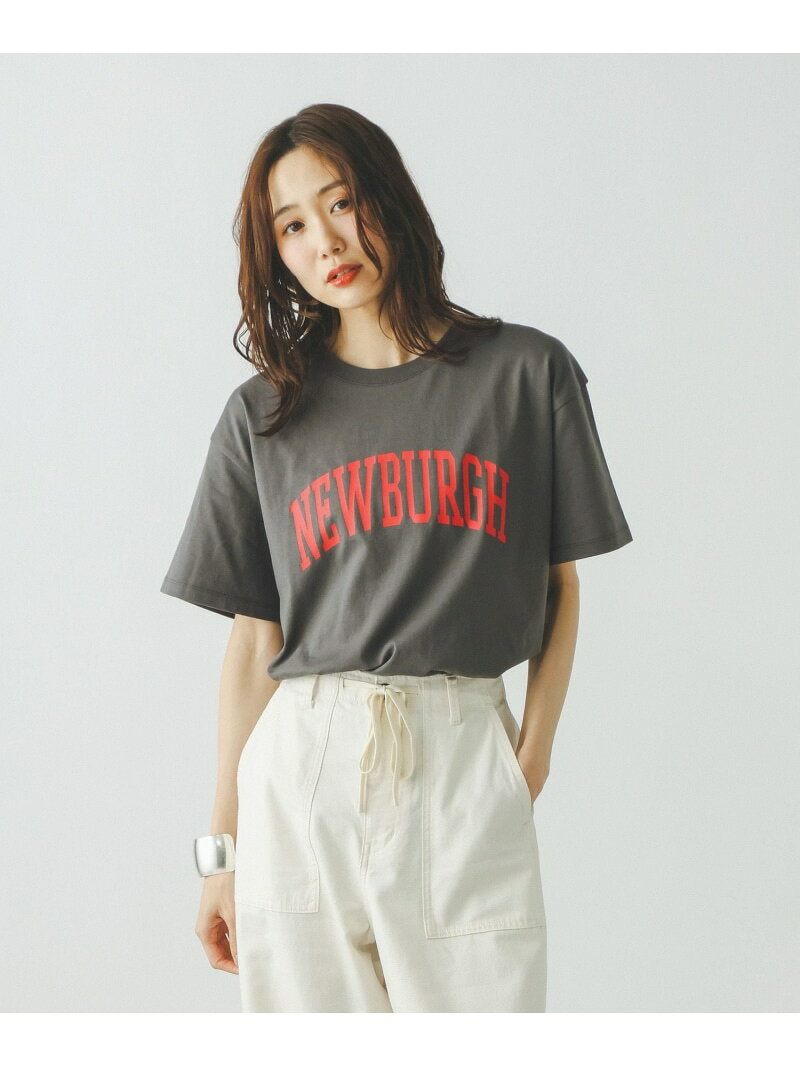 冷感コットンプリントTシャツ/636802 GLOBAL WORK グローバルワーク トップス カットソー・Tシャツ ホワイト ブルー グレー ピンク[Rakuten Fashion] globalwork-10023237 GLOBAL WORK/グローバルワーク サンプル画像2