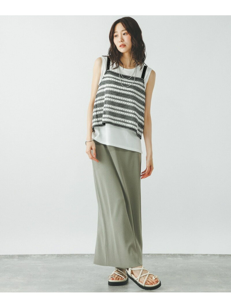 【SALE／30%OFF】レース編みビスチェ/842272 GLOBAL WORK グローバルワーク トップス ベスト・ジレ ブラウン【RBA_E】[Rakuten Fashion] globalwork-10023683 GLOBAL WORK/グローバルワーク サンプル画像3