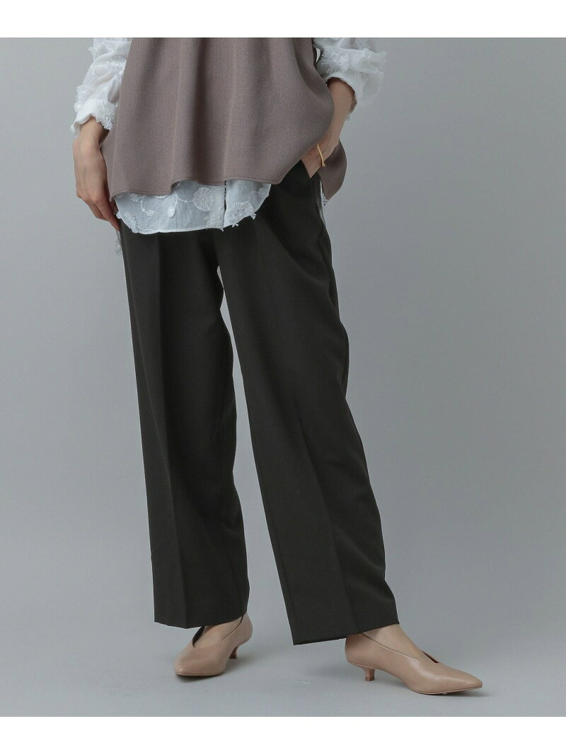 【SALE／40%OFF】ドロストワイドパンツ/MATINEE LINE/327901 GLOBAL WORK グローバルワーク パンツ その他のパンツ ネイビー ブラック ホワイト【RBA_E】【送料無料】[Rakuten Fashion] globalwork-10020984 GLOBAL WORK/グローバルワーク サンプル画像2