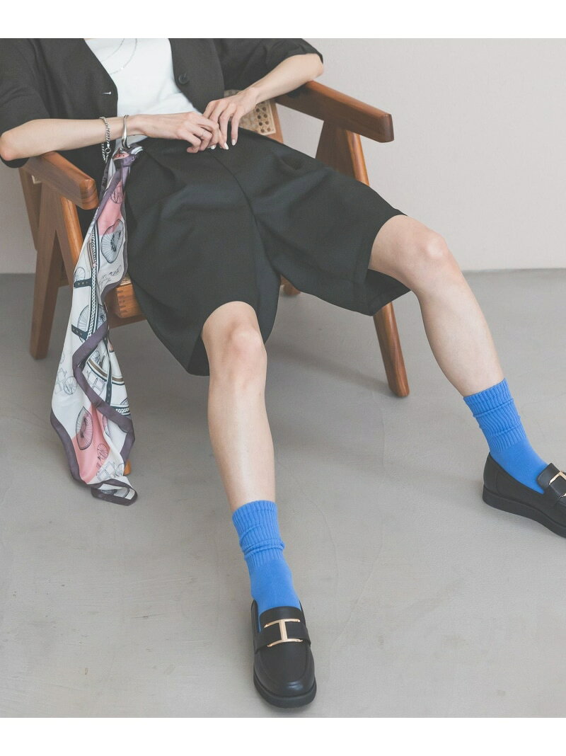 ハーフチノパンツ/WEB限定/661493 GLOBAL WORK グローバルワーク パンツ その他のパンツ ブラック ベージュ【送料無料】[Rakuten Fashion] globalwork-10023176 GLOBAL WORK/グローバルワーク サンプル画像2
