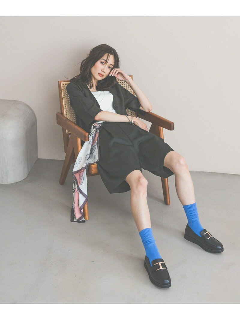ハーフチノパンツ/WEB限定/661493 GLOBAL WORK グローバルワーク パンツ その他のパンツ ブラック ベージュ【送料無料】[Rakuten Fashion] globalwork-10023176 GLOBAL WORK/グローバルワーク サンプル画像3