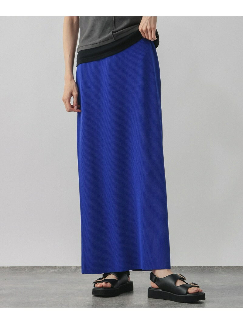 【SALE／40%OFF】ニットリブIラインスカート/664005 GLOBAL WORK グローバルワーク スカート ロング・マキシスカート カーキグリーン ブラック【RBA_E】[Rakuten Fashion] globalwork-10023548 GLOBAL WORK/グローバルワーク パッケージ画像