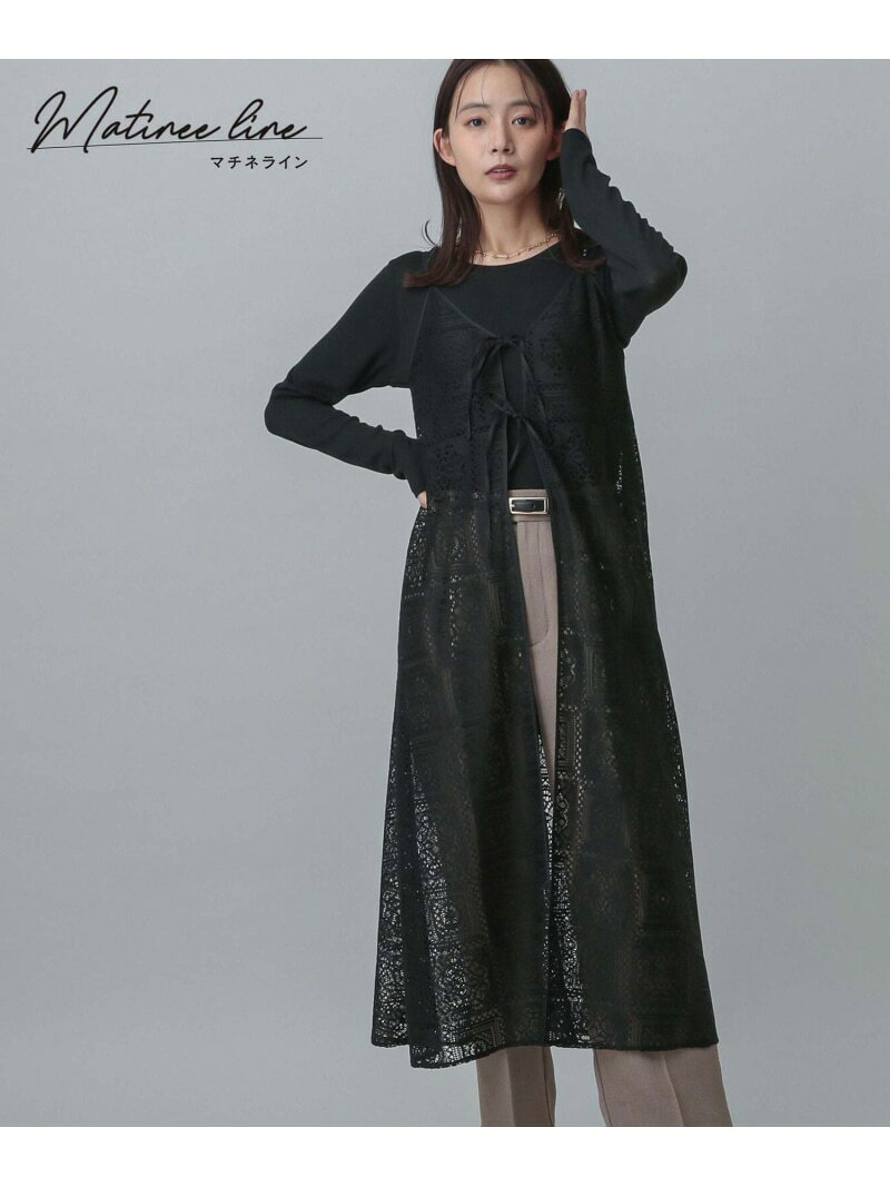 【SALE／20%OFF】MATINEE LINE/レースキャミワンピース/327907 GLOBAL WORK グローバルワーク ワンピース・ドレス ワンピース ブラック ホワイト【RBA_E】【送料無料】[Rakuten Fashion] globalwork-10020966 GLOBAL WORK/グローバルワーク サンプル画像2