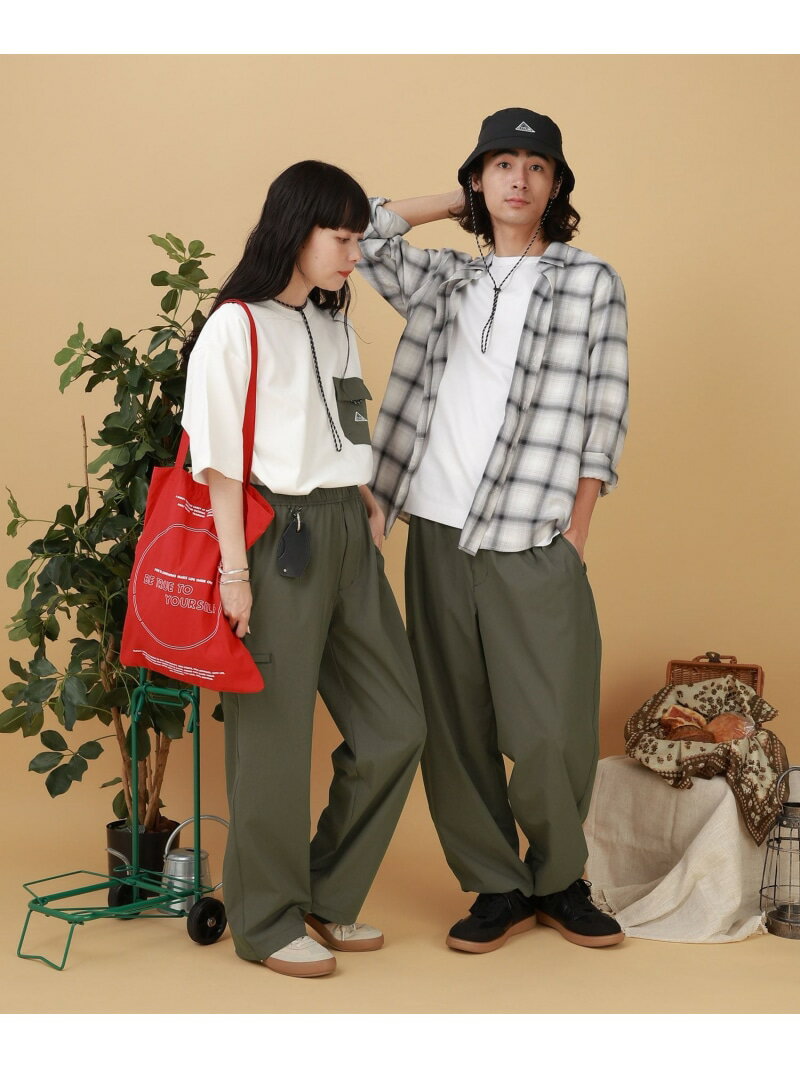 樂天商城 - KELTYコラボイージーパンツ/576831 GLOBAL WORK グローバルワーク パンツ その他のパンツ ネイビー グリーン【送料無料】[Rakuten Fashion]