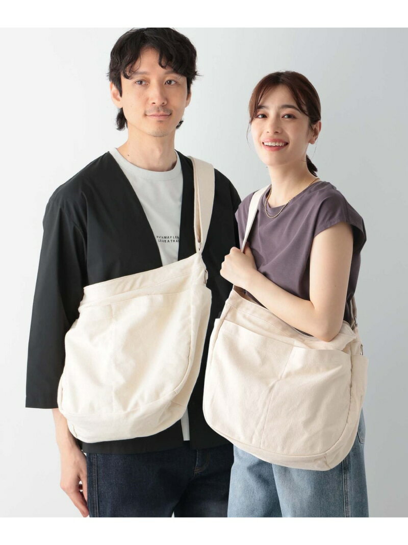 2WAYキャンバスZIPショルダー/121491 GLOBAL WORK グローバルワーク バッグ ショルダーバッグ ホワイト ブラック[Rakuten Fashion]