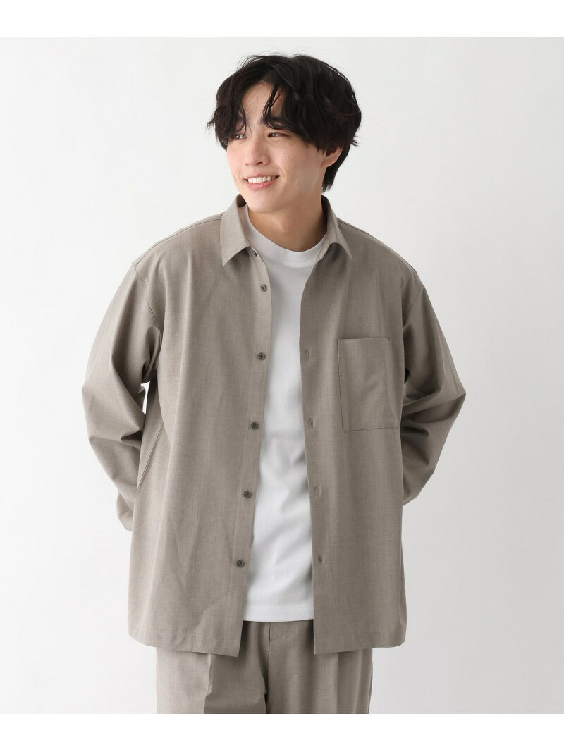 アーバンシャツ/AIR/長袖/632886 GLOBAL WORK グローバルワーク トップス その他のトップス ブラウン ブラック グレー ブルー【送料無料】[Rakuten Fashion]
