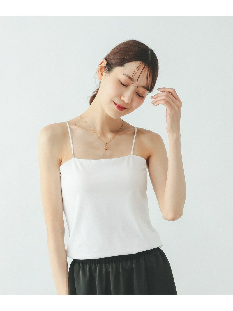 【SALE／40%OFF】Fffit エフィット/カップ付きキャミストレートネック/625132 GLOBAL WORK グローバルワーク トップス その他のトップス ホワイト ブラウン ブラック【RBA_E】[Rakuten Fashion] globalwork-10022983 GLOBAL WORK/グローバルワーク サンプル画像2