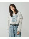 フリルプリントスウェットプルオーバー/599584 GLOBAL WORK グローバルワーク トップス スウェット・トレーナー ブラック ホワイト グレー【先行...