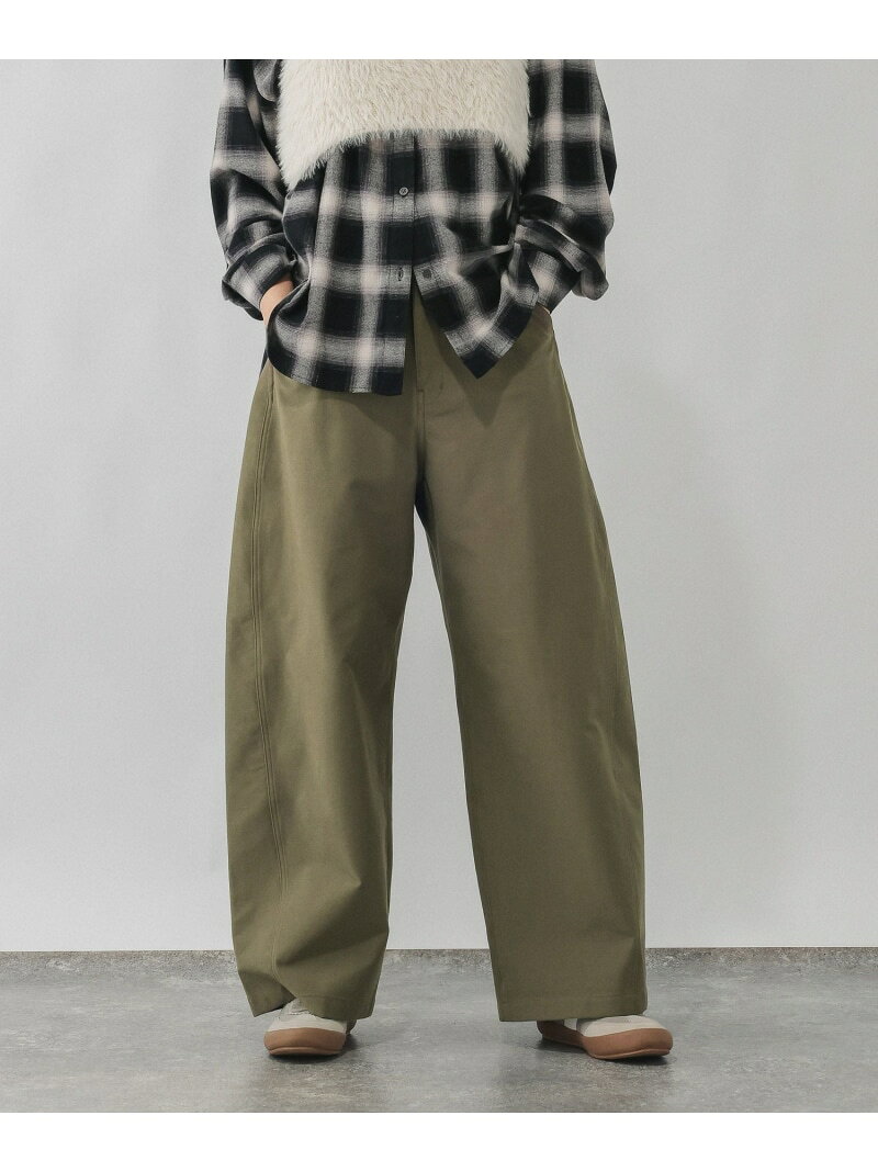 やわらかストレッチチノパンツ/813973 GLOBAL WORK グローバルワーク パンツ その他のパンツ グレー カーキグリーン ベージュ【送料無料】[Rakuten Fashion] globalwork-10024118 GLOBAL WORK/グローバルワーク サンプル画像3