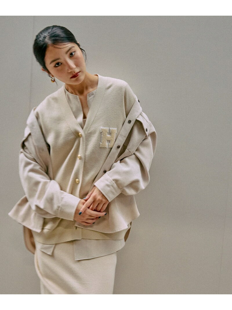 【SALE／60%OFF】スウェットライクロゴVネックカーディガン/571352 GLOBAL WORK グローバルワーク トップス カーディガン ネイビー【RBA_E】[Rakuten Fashion] globalwork-10021717 GLOBAL WORK/グローバルワーク サンプル画像3