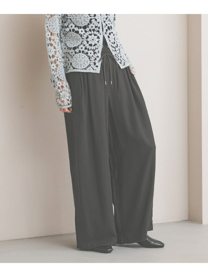 【SALE／30%OFF】フレンチリネンワイドパンツ/600996 GLOBAL WORK グローバルワーク パンツ その他のパンツ ベージュ グレー ブラック ブラウン【RBA_E】【送料無料】[Rakuten Fashion] globalwork-10022812 GLOBAL WORK/グローバルワーク サンプル画像3