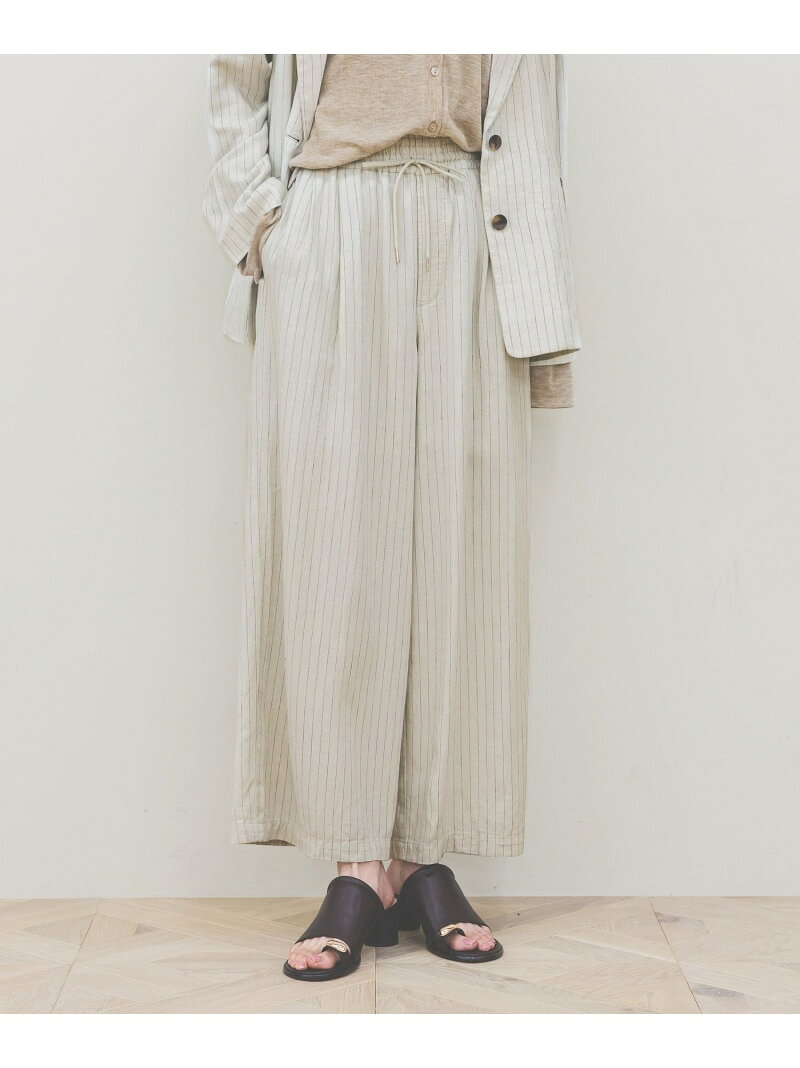 【SALE／30%OFF】フレンチリネンワイドパンツ/600996 GLOBAL WORK グローバルワーク パンツ その他のパンツ ベージュ グレー ブラック ブラウン【RBA_E】【送料無料】[Rakuten Fashion] globalwork-10022812 GLOBAL WORK/グローバルワーク パッケージ画像