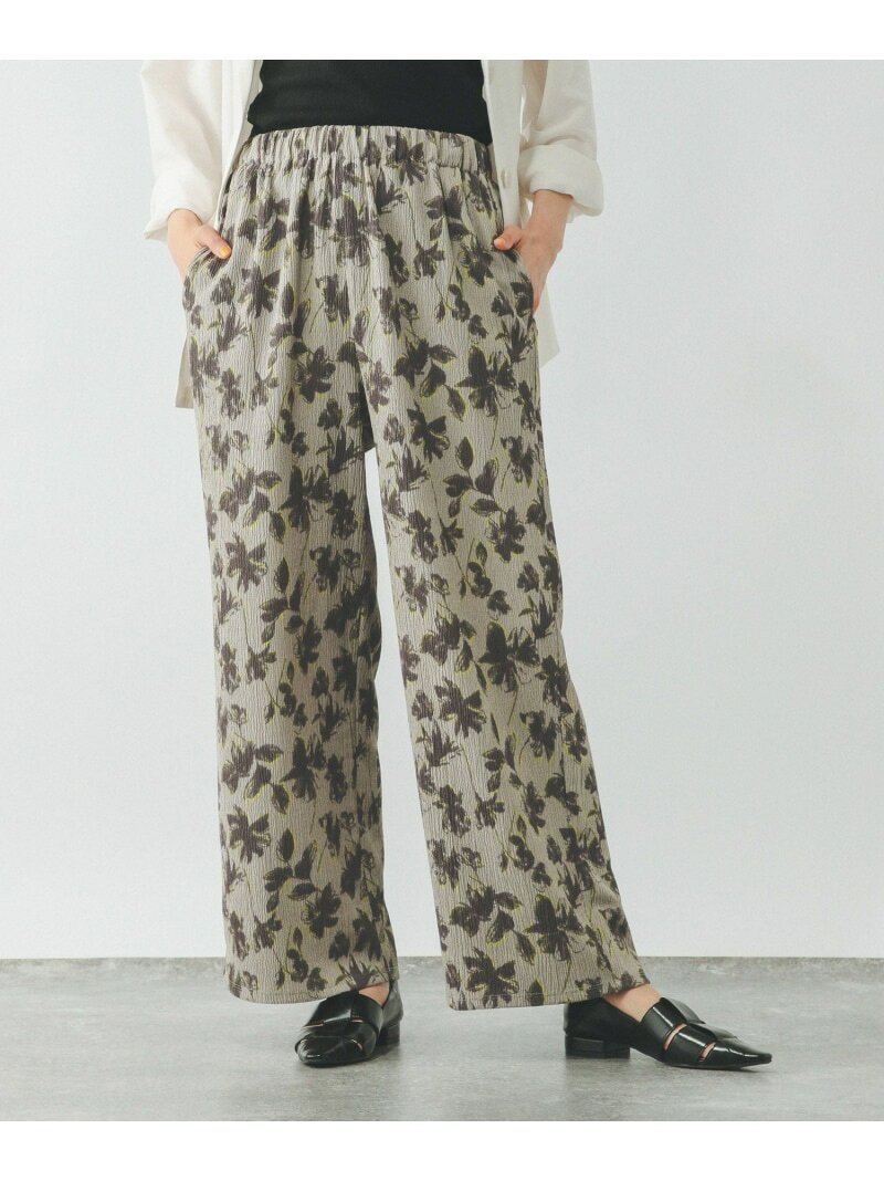 【SALE/20%OFF】楊柳イージー柄パンツ...の紹介画像3