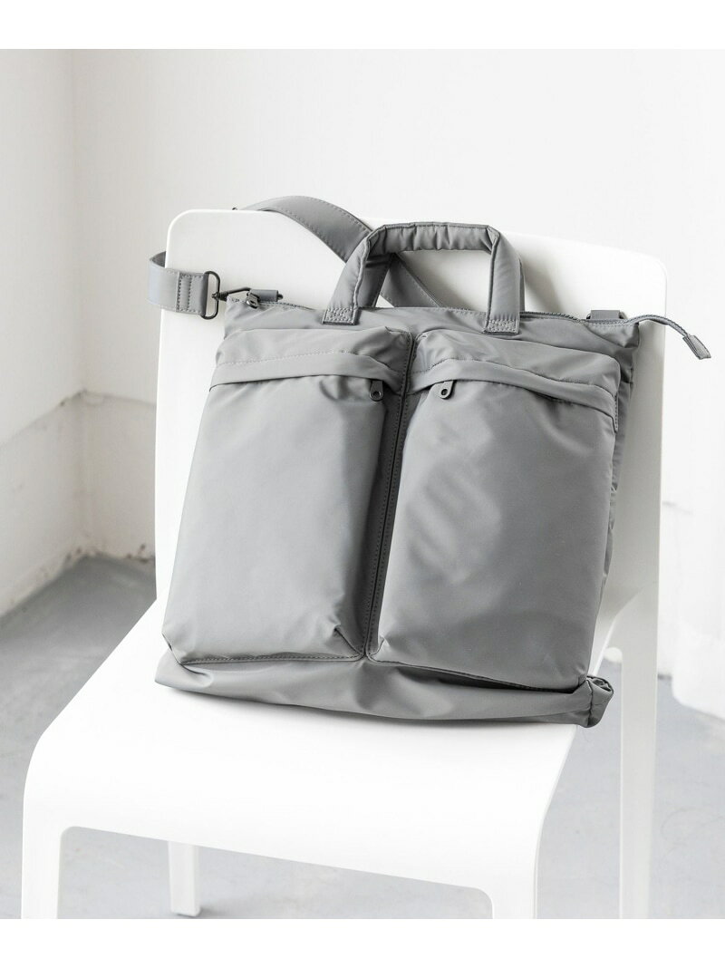 【SALE／40%OFF】ヘルメット2WAYバッグ/657424 GLOBAL WORK グローバルワーク バッグ トートバッグ ネイビー ブラック グレー【RBA_E】[Rakuten Fashion] globalwork-10022758 GLOBAL WORK/グローバルワーク サンプル画像3