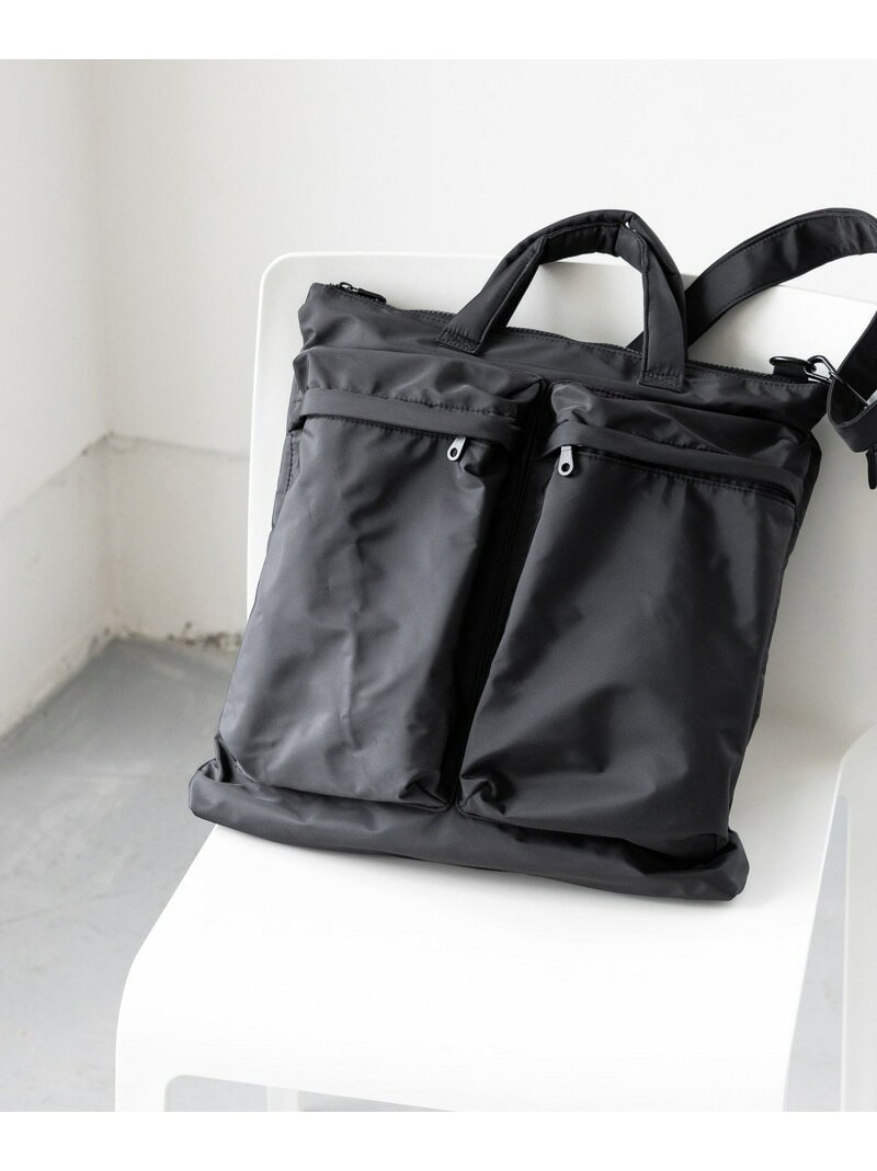【SALE／40%OFF】ヘルメット2WAYバッグ/657424 GLOBAL WORK グローバルワーク バッグ トートバッグ ネイビー ブラック グレー【RBA_E】[Rakuten Fashion] globalwork-10022758 GLOBAL WORK/グローバルワーク サンプル画像2