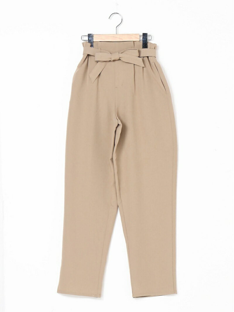 【SALE／42%OFF】(K)リボンテーパードPJr GLOBAL WORK グローバルワーク パンツ その他のパンツ ベージュ グリーン【RBA_E】[Rakuten Fashion]