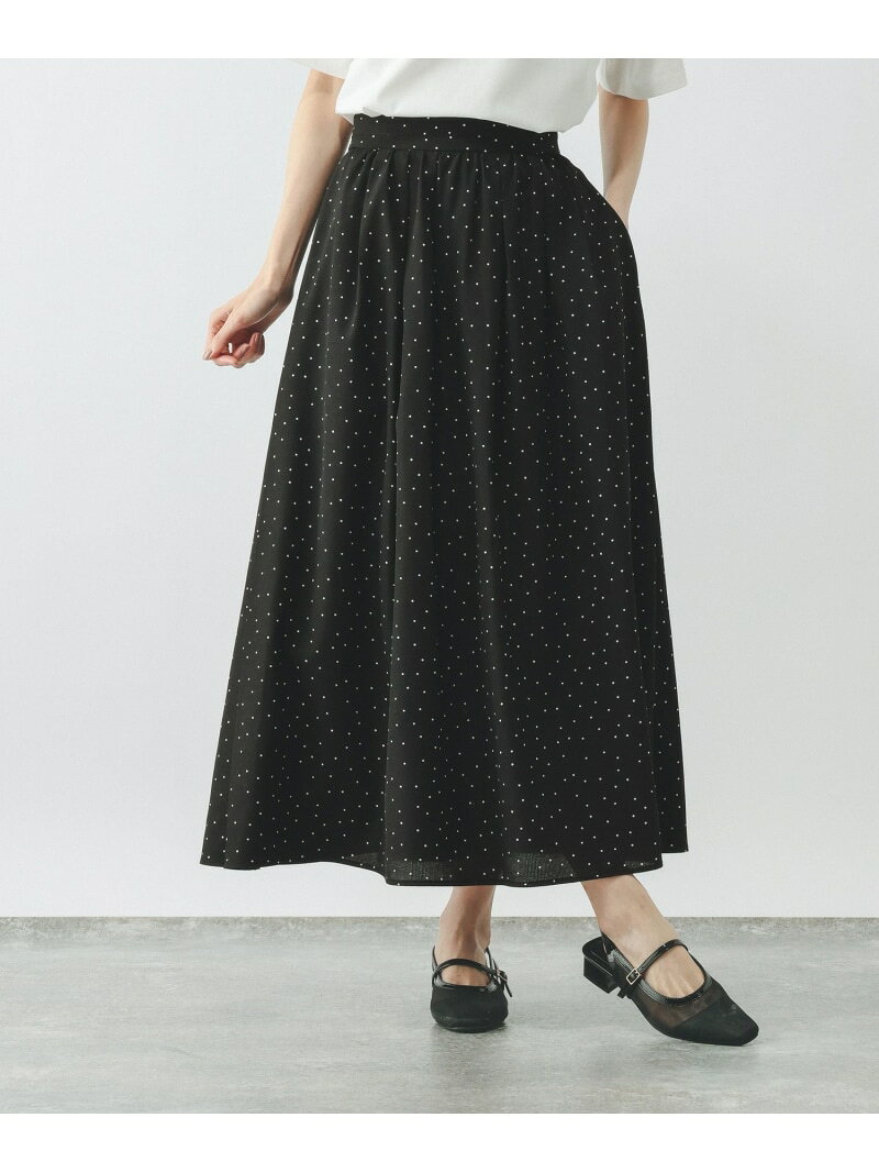 【SALE／40%OFF】Airy Breezeフレアスカート/636606 GLOBAL WORK グローバルワーク スカート ロング・マキシスカート グレー ブラック【RBA_E】[Rakuten Fashion] globalwork-10023426 GLOBAL WORK/グローバルワーク サンプル画像2