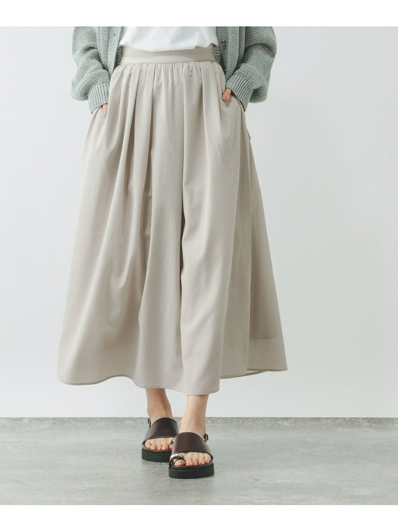 【SALE／40%OFF】Airy Breezeフレアスカート/636606 GLOBAL WORK グローバルワーク スカート ロング・マキシスカート グレー ブラック【RBA_E】[Rakuten Fashion] globalwork-10023426 GLOBAL WORK/グローバルワーク サンプル画像3