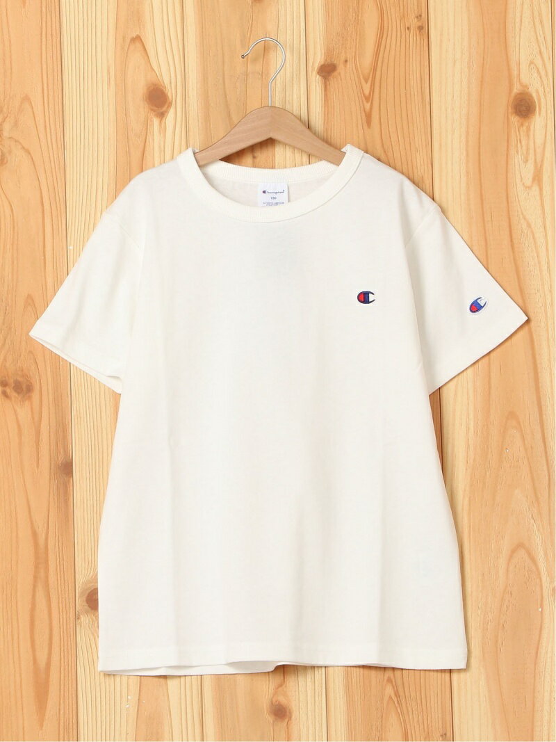 (K)チャンピオンSS/Jr Champion グローバルワーク トップス カットソー・Tシャツ ベージュ ブラック ホワイト[Rakuten Fashion]