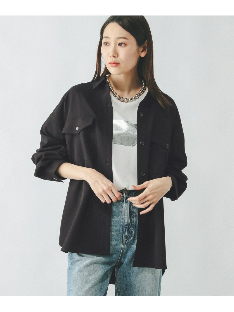 【SALE／70%OFF】リラックススマートSET UPシャツ長袖/286257 GLOBAL WORK グローバルワーク トップス シャツ・ブラウス ブラック グレー【RBA_E】[Rakuten Fashion] globalwork-10020600 GLOBAL WORK/グローバルワーク サンプル画像2