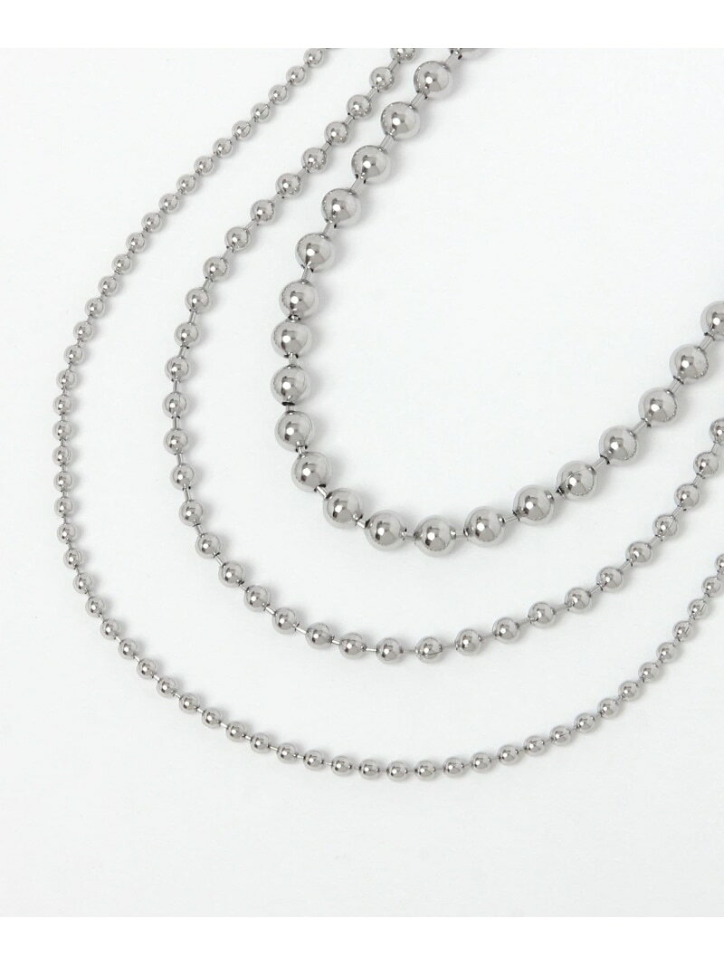 【SALE／50%OFF】ステンレス3連ネックレス/663228 GLOBAL WORK グローバルワーク アクセサリー・腕時計 ネックレス シルバー【RBA_E】[Rakuten Fashion] globalwork-10023326 GLOBAL WORK/グローバルワーク サンプル画像2