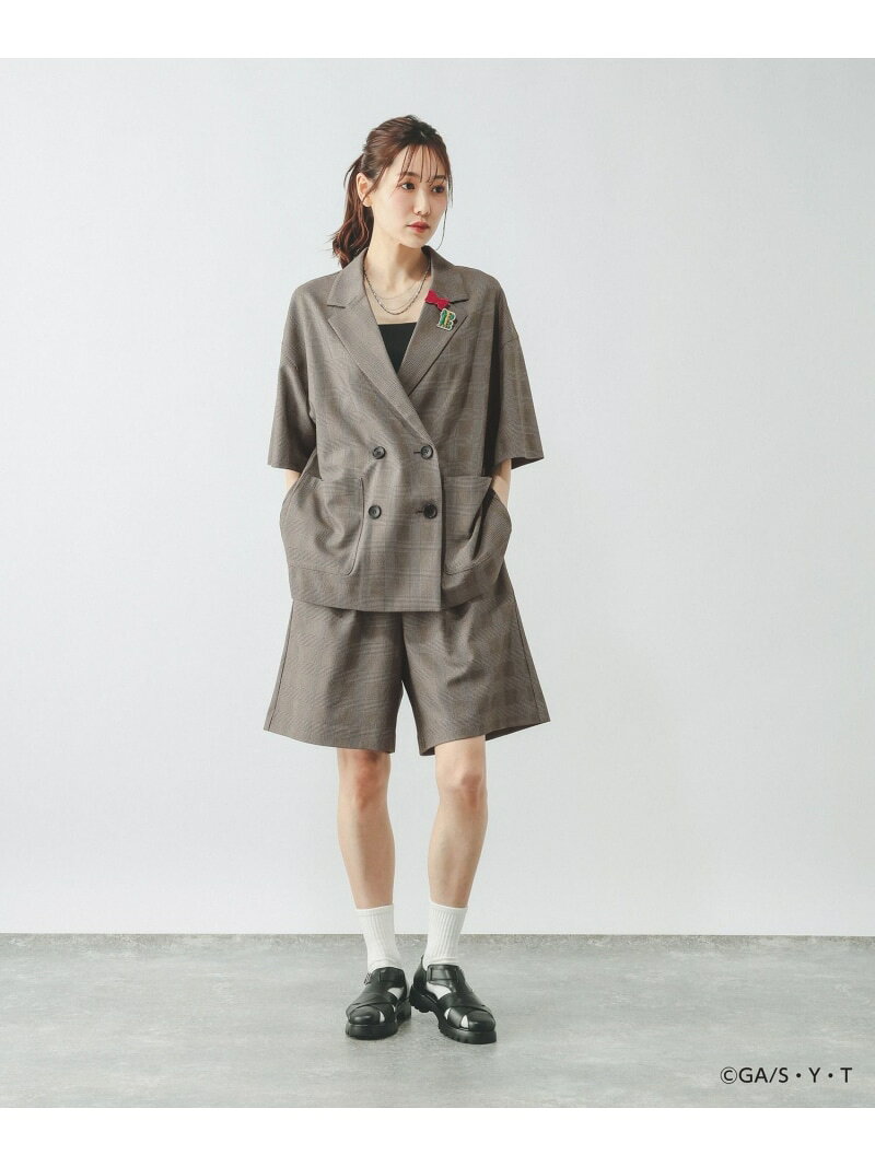 【SALE／44%OFF】【名探偵コナン】セットアップ可能/刺繍ショートパンツ/647382 GLOBAL WORK グローバルワーク パンツ その他のパンツ ベージュ【RBA_E】[Rakuten Fashion] globalwork-10023538 GLOBAL WORK/グローバルワーク サンプル画像3