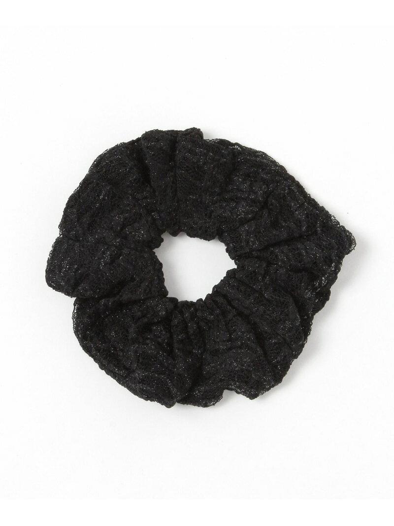【SALE／60%OFF】ラメ刺繍シュシュ/663248 GLOBAL WORK グローバルワーク ヘアアクセサリー ヘアゴム ブラック グレー【RBA_E】[Rakuten Fashion] globalwork-10023315 GLOBAL WORK/グローバルワーク サンプル画像3