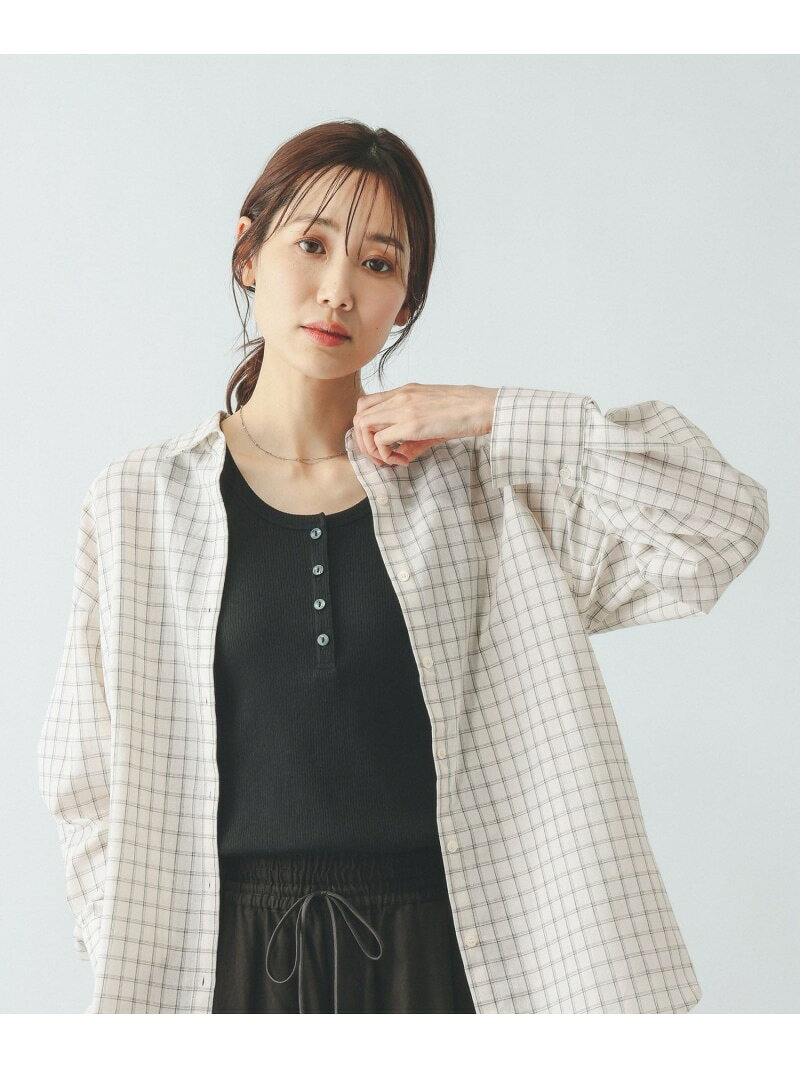 【SALE／60%OFF】イージーケアリネンシャツ長袖/601200 GLOBAL WORK グローバルワーク トップス シャツ・ブラウス イエロー ブルー ホワイト グリーン グレー ピンク【RBA_E】[Rakuten Fashion] globalwork-10023064 GLOBAL WORK/グローバルワーク サンプル画像3