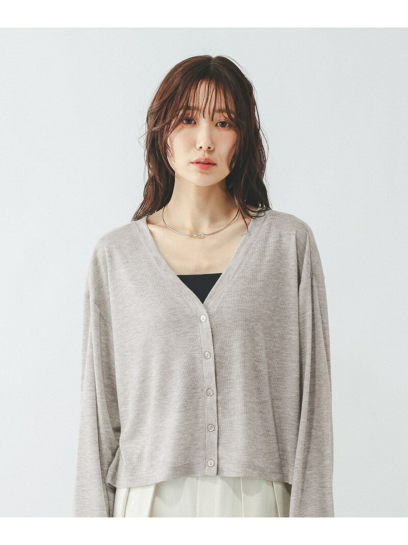 【SALE／50%OFF】UVカットカーデ/636776 GLOBAL WORK グローバルワーク トップス カーディガン ブラック ベージュ ブラウン オレンジ グレー【RBA_E】[Rakuten Fashion] globalwork-10023068 GLOBAL WORK/グローバルワーク サンプル画像3