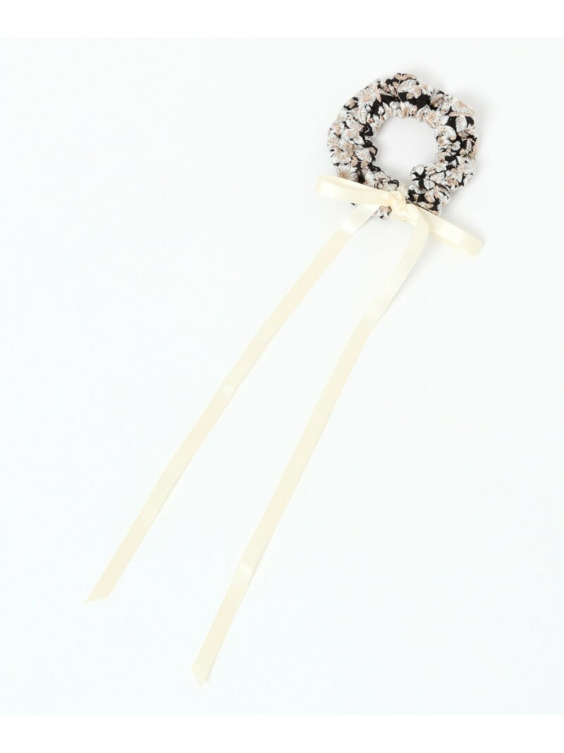 樂天商城 - 【SALE／20%OFF】刺繍リボンヘアゴム/570914 GLOBAL WORK グローバルワーク ヘアアクセサリー ヘアゴム ホワイト ブラック【RBA_E】[Rakuten Fashion]