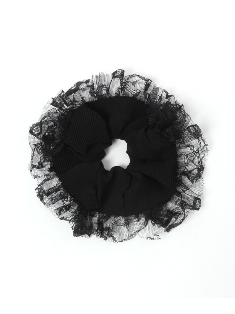 樂天商城 - 【SALE／40%OFF】ギャザーフリルシュシュ/581089 GLOBAL WORK グローバルワーク ヘアアクセサリー ヘアゴム ブラック【RBA_E】[Rakuten Fashion]