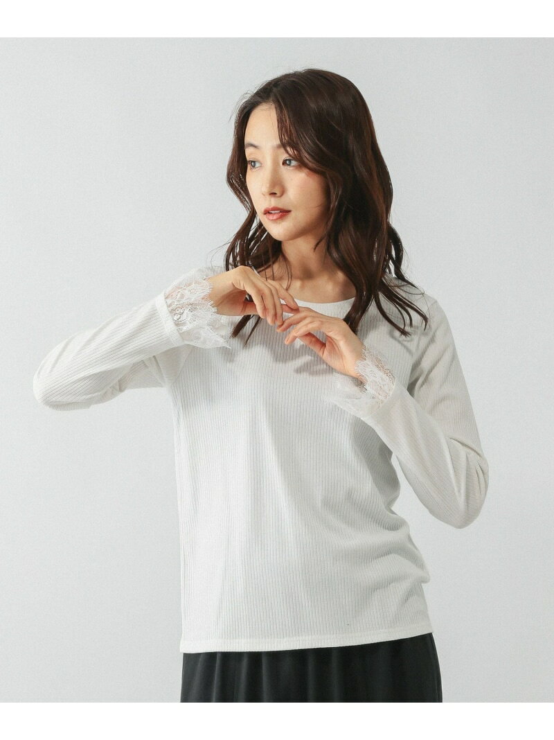 【SALE／50%OFF】Beautee袖フレア長袖/580845 GLOBAL WORK グローバルワーク トップス カットソー・Tシャツ ホワイト ブラック【RBA_E】[Rakuten Fashion] globalwork-10021775 GLOBAL WORK/グローバルワーク サンプル画像2