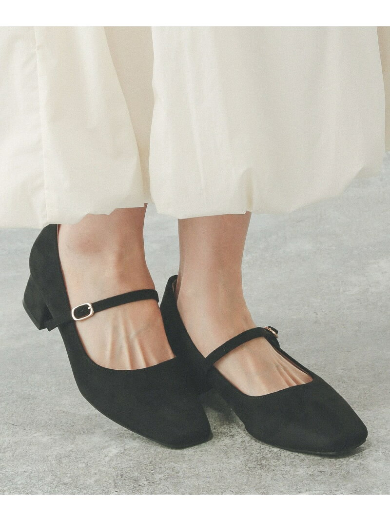 【SALE／30%OFF】吉高由里子さん着用/らくっションストラップヒールパンプス/145474 GLOBAL WORK グローバルワーク シューズ・靴 パンプス ブラック ゴールド シルバー【RBA_E】[Rakuten Fashion] globalwork-10019869 GLOBAL WORK/グローバルワーク サンプル画像2