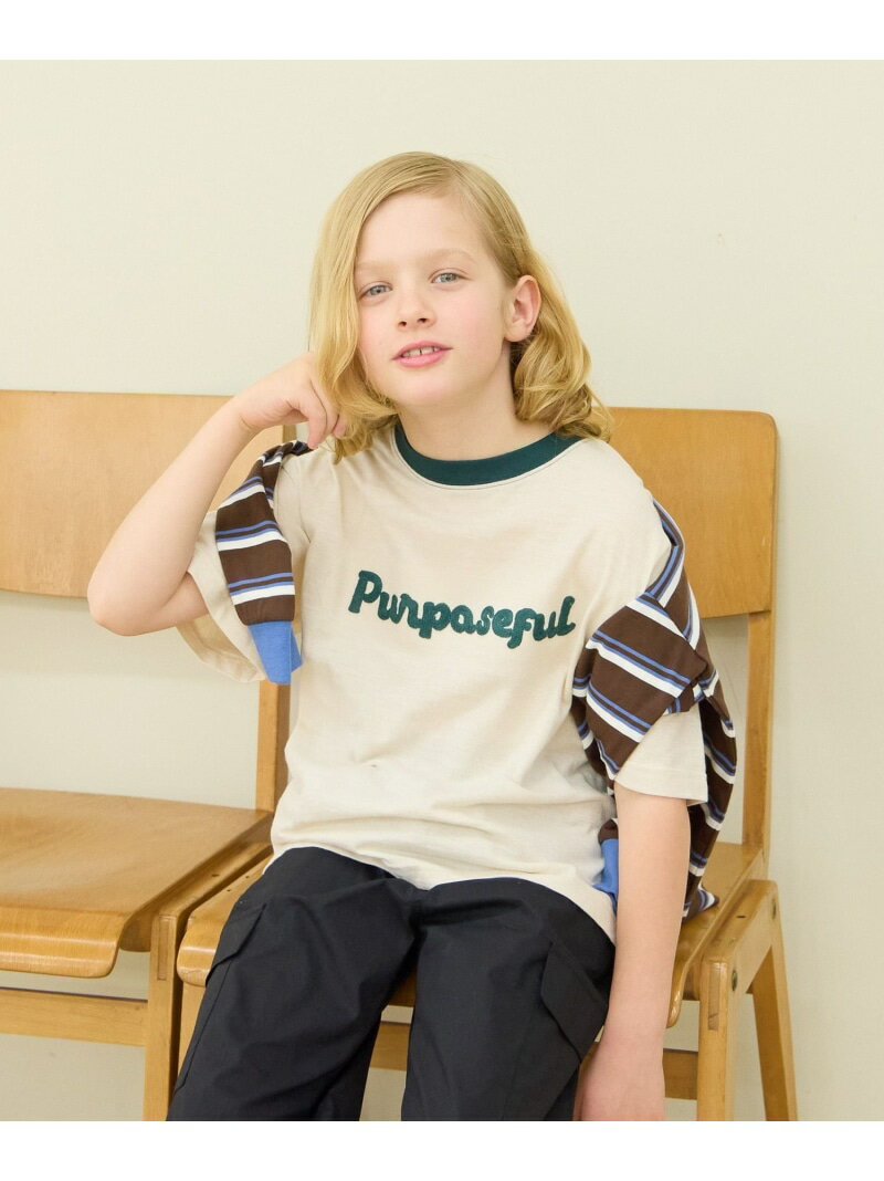 乐天商城 - スラブ刺繍半袖T/キッズ/665701 GLOBAL WORK グローバルワーク トップス カットソー・Tシャツ ブラック グレー ワインレッド[Rakuten Fashion]