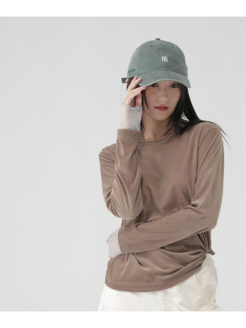 袖シアーベロア長袖T/一部店舗限定/1052816 GLOBAL WORK グローバルワーク トップス カットソー・Tシャツ ブルー ホワイト ブラック[Rakuten Fashion] globalwork-10024114 GLOBAL WORK/グローバルワーク パッケージ画像