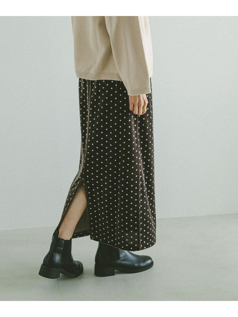【SALE／40%OFF】グリッターベロアIラインスカート/593330 GLOBAL WORK グローバルワーク スカート ロング・マキシスカート ブラック ブラウン【RBA_E】[Rakuten Fashion] globalwork-10022194 GLOBAL WORK/グローバルワーク サンプル画像2