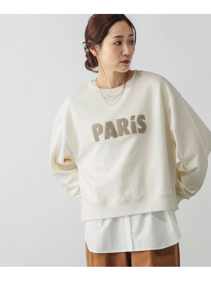 【SALE／40%OFF】乾きやすいプリントスウェット/580953 GLOBAL WORK グローバルワーク トップス スウェット・トレーナー ホワイト ブラック ネイビー グレー ブラウン【RBA_E】[Rakuten Fashion] globalwork-10022144 GLOBAL WORK/グローバルワーク サンプル画像3