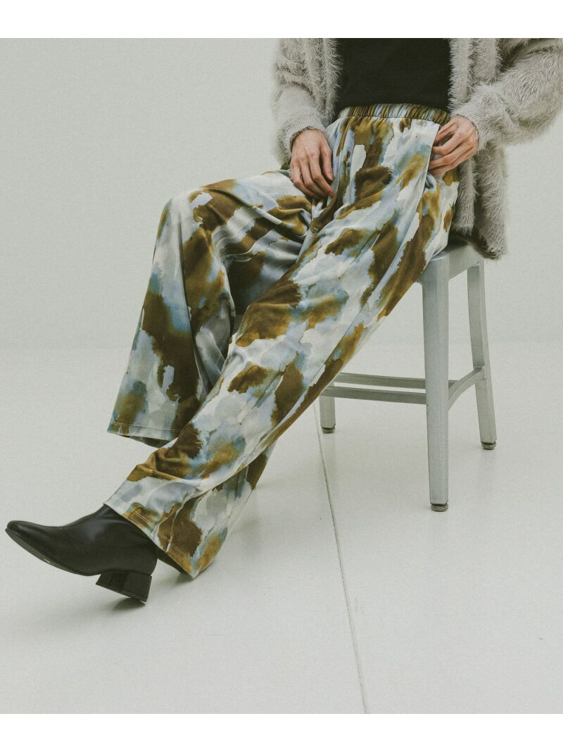 【SALE／50%OFF】ベロアプリントイージーパンツ/634503 GLOBAL WORK グローバルワーク パンツ その他のパンツ ブラウン グレー ブラック【RBA_E】[Rakuten Fashion] globalwork-10022440 GLOBAL WORK/グローバルワーク サンプル画像3