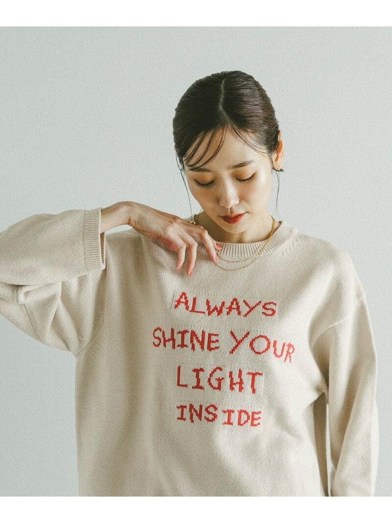 【SALE／52%OFF】毛玉になりにくいロゴプルオーバー/612328 GLOBAL WORK グローバルワーク トップス ニット ブラウン グレー【RBA_E】[Rakuten Fashion] globalwork-10022442 GLOBAL WORK/グローバルワーク サンプル画像2