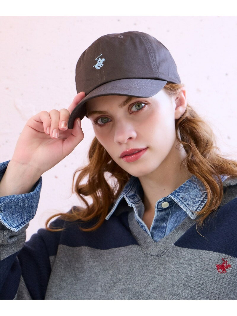 【BEVERLY HILLS POLO CLUB】UNISEX/刺繍キャップ/1017402 GLOBAL WORK グローバルワーク 帽子 キャップ ブラック ブルー ネイビー[Rakuten Fashion] globalwork-10024392 GLOBAL WORK/グローバルワーク パッケージ画像