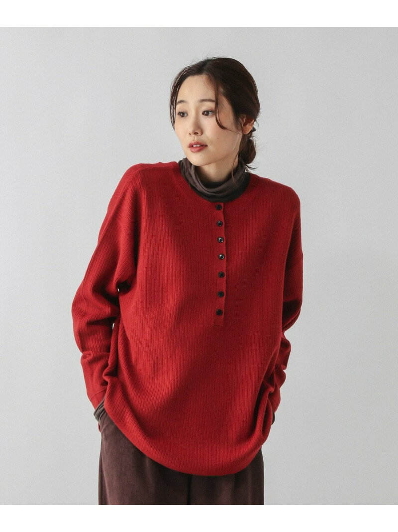 【SALE／40%OFF】フワフワHugme2WAY/一部店舗限定/598046 GLOBAL WORK グローバルワーク トップス ニット レッド【RBA_E】[Rakuten Fashion] globalwork-10022143 GLOBAL WORK/グローバルワーク サンプル画像2