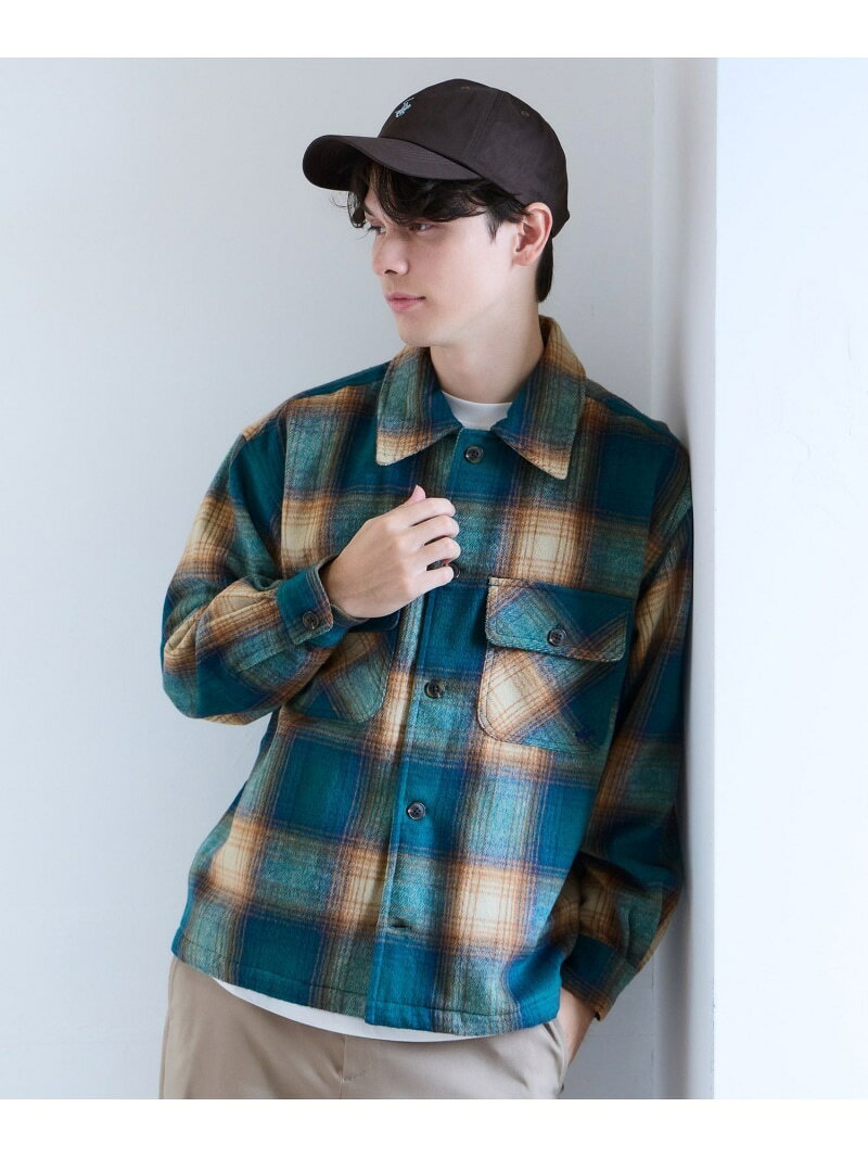 【BEVERLY HILLS POLO CLUB】UNISEX/シャギーチェックシャツ/685512 GLOBAL WORK グローバルワーク トップス シャツ・ブラウス ブルー グリーン ブラック【送料無料】[Rakuten Fashion] globalwork-10024397 GLOBAL WORK/グローバルワーク サンプル画像3