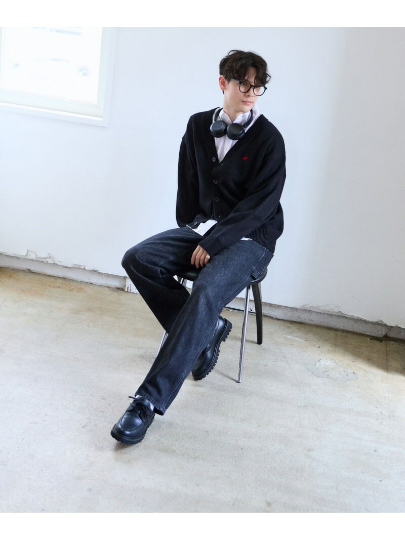 【BEVERLY HILLS POLO CLUB】UNISEX/Vネックカーディガン/685692 GLOBAL WORK グローバルワーク トップス カーディガン ブラック ブルー【送料無料】[Rakuten Fashion] globalwork-10024398 GLOBAL WORK/グローバルワーク サンプル画像3