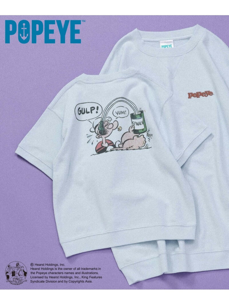  SALE 30%OFF POPEYE(TM) �X�E�F�b�g �ꕔ�X�܌��� �L�b�Y 601900 GLOBAL WORK �O���[�o�����[�N �g�b�v�X �X�E�F�b�g�E�g���[�i�[ �z���C�g �l�C�r�[ �u���[ RBA E [Rakuten Fashion]