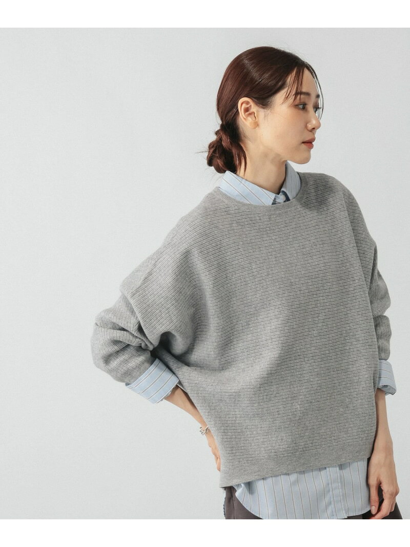 カシミヤタッチドルマンプルオーバー/758648 GLOBAL WORK グローバルワーク トップス ニット ブラック ワインレッド【送料無料】[Rakuten Fashion] globalwork-10024381 GLOBAL WORK/グローバルワーク サンプル画像3