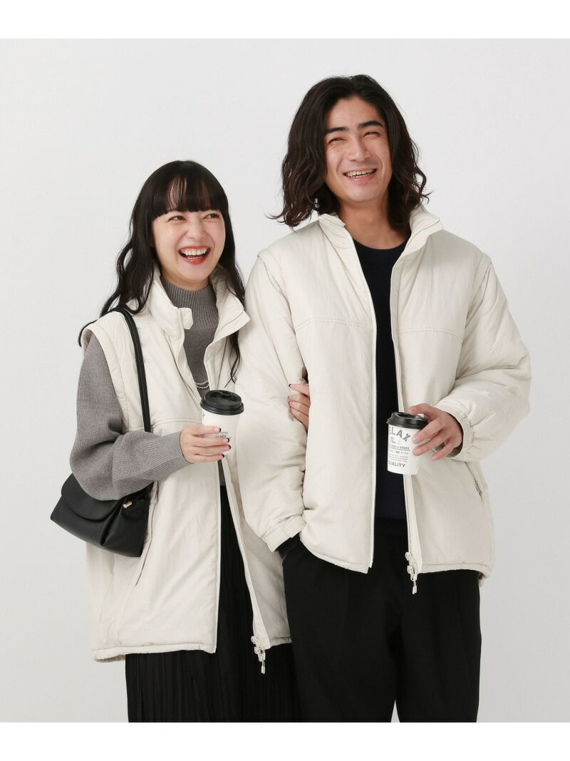 【SALE／50%OFF】ライトウォーム2WAYブルゾン/451312 GLOBAL WORK グローバルワーク ジャケット・アウター ブルゾン・ジャンパー ブラック ベージュ【RBA_E】【送料無料】[Rakuten Fashion]