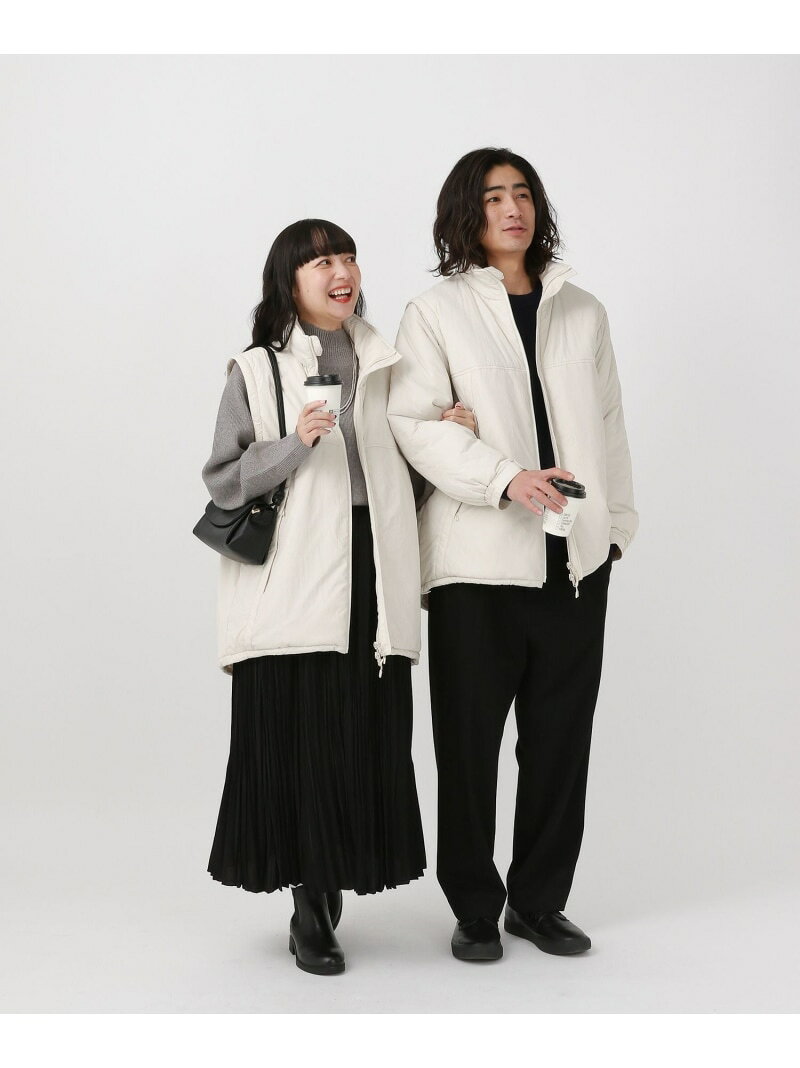 【SALE／52%OFF】ライトウォーム2WAYブルゾン/451312 GLOBAL WORK グローバルワーク ジャケット・アウター ブルゾン・ジャンパー ブラック ベージュ【RBA_E】【送料無料】[Rakuten Fashion] globalwork-10021363 GLOBAL WORK/グローバルワーク サンプル画像3